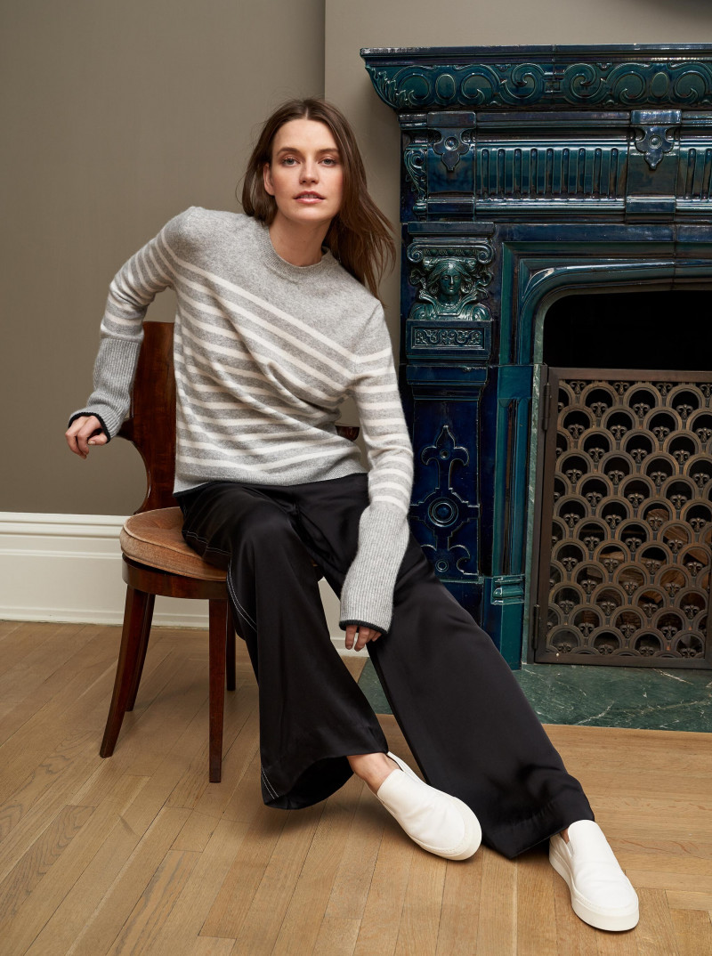 Oksana Gedroit featured in  the La Ligne catalogue for Pre-Fall 2022