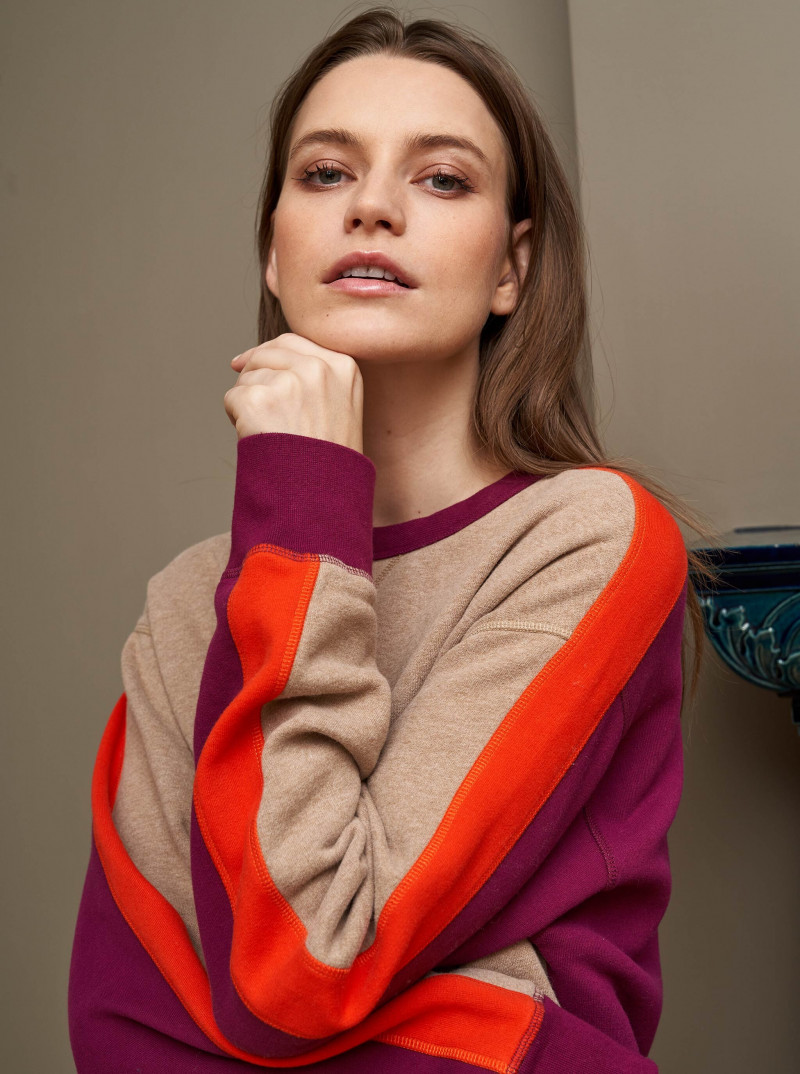 Oksana Gedroit featured in  the La Ligne catalogue for Pre-Fall 2022