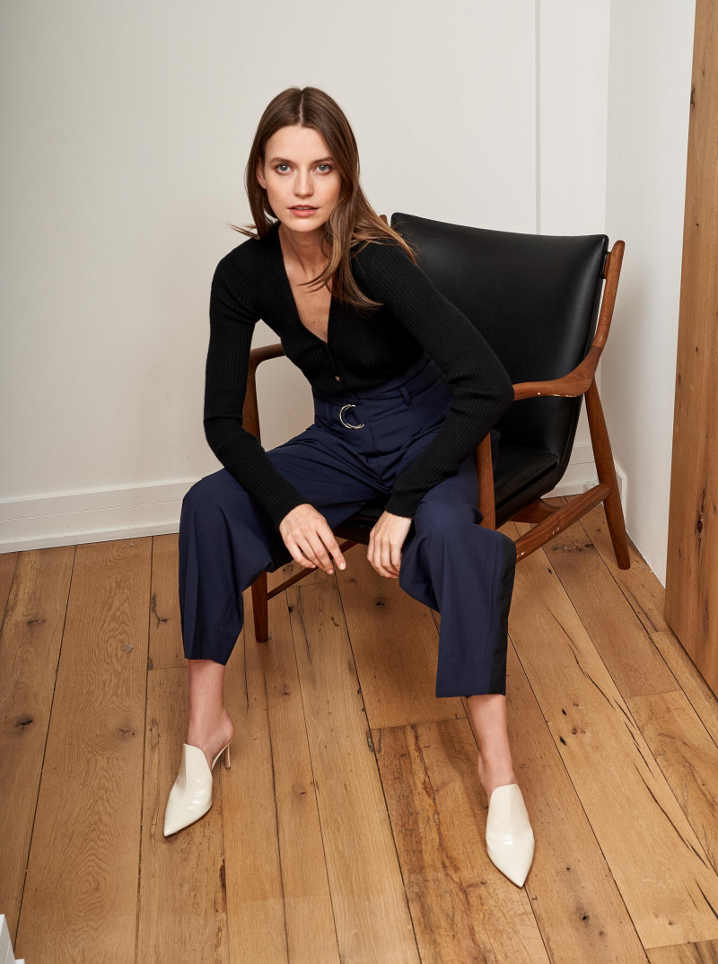 Oksana Gedroit featured in  the La Ligne catalogue for Pre-Fall 2022