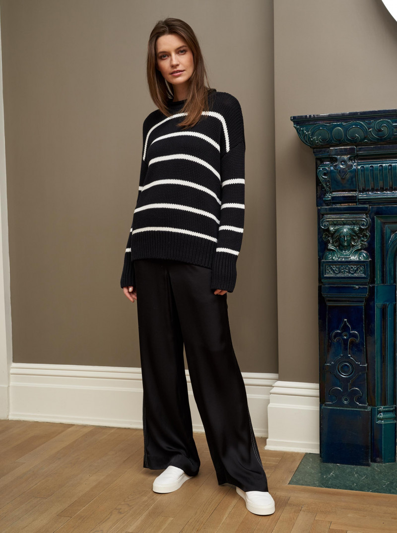 Oksana Gedroit featured in  the La Ligne catalogue for Pre-Fall 2022