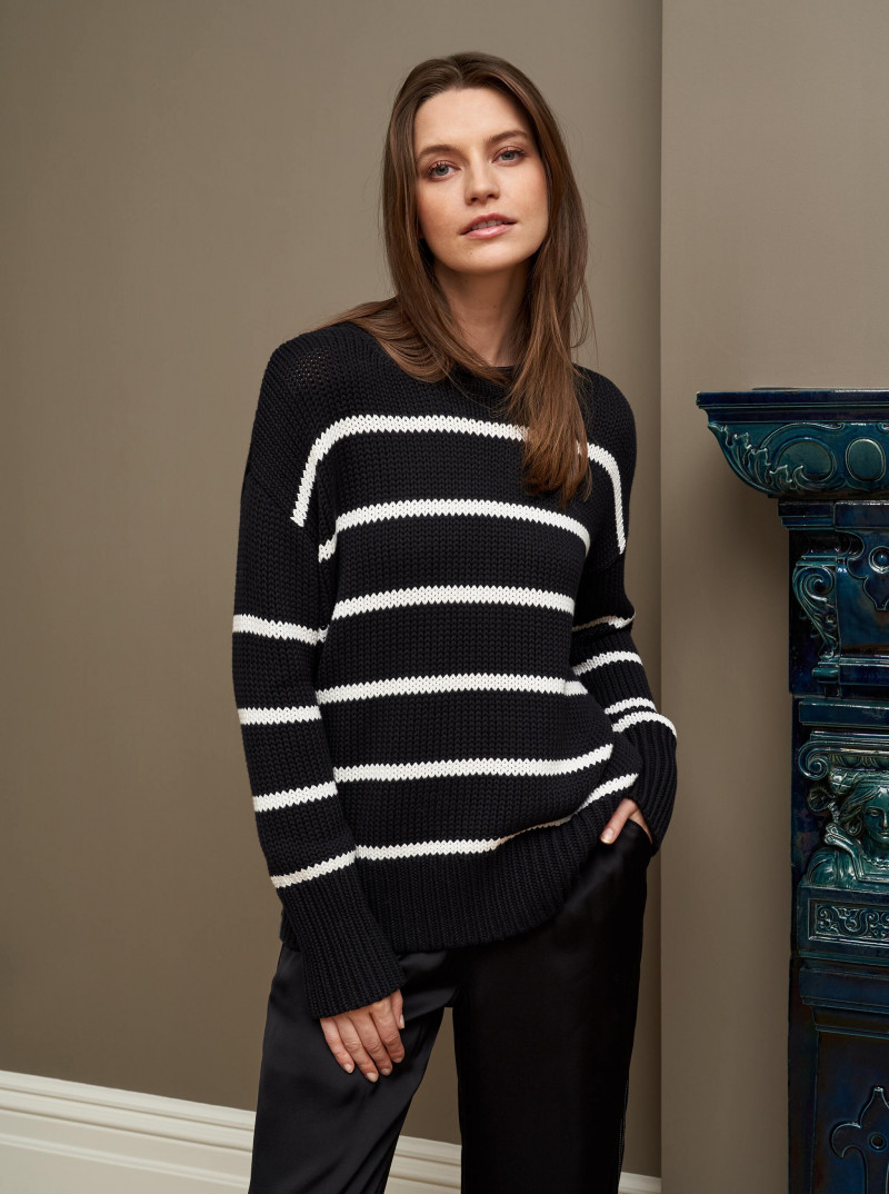 Oksana Gedroit featured in  the La Ligne catalogue for Pre-Fall 2022