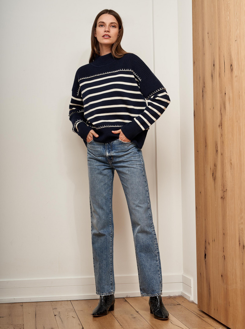 Oksana Gedroit featured in  the La Ligne catalogue for Pre-Fall 2022