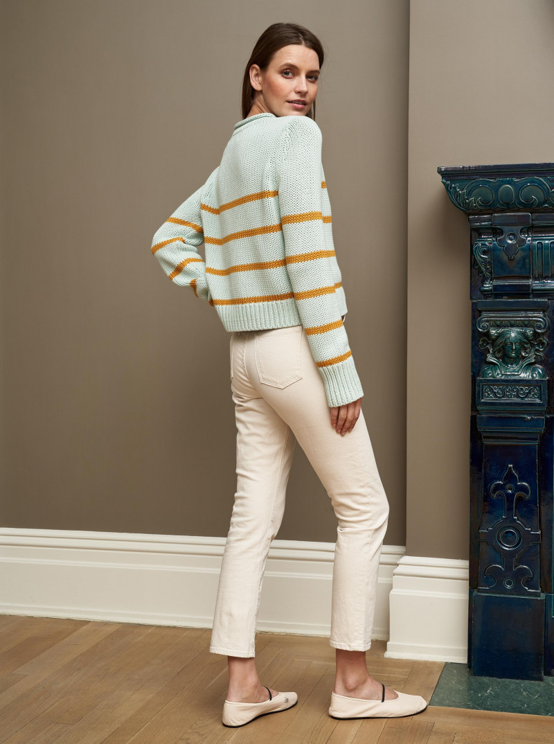 Oksana Gedroit featured in  the La Ligne catalogue for Pre-Fall 2022