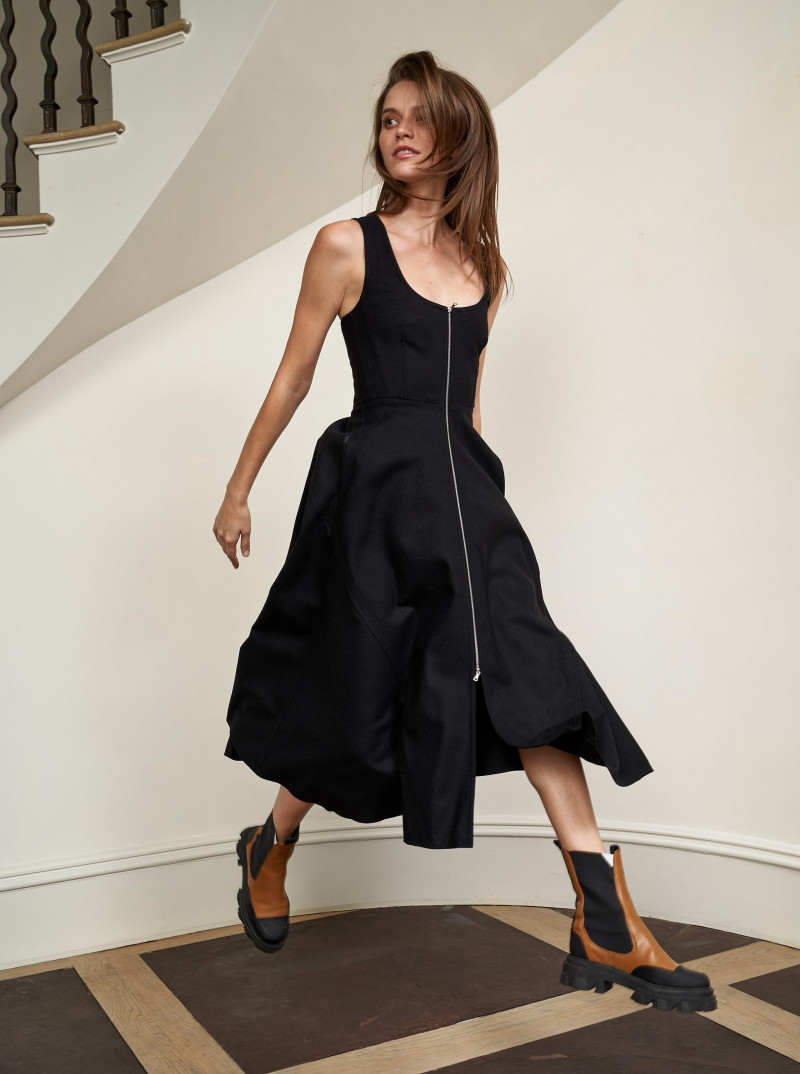 Oksana Gedroit featured in  the La Ligne catalogue for Pre-Fall 2022