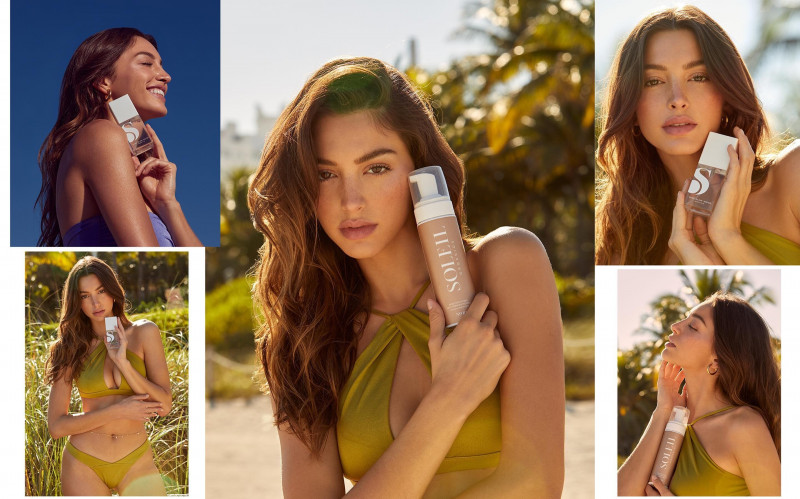 Celine Farach featured in  the Soleil Organics advertisement for Autumn/Winter 2022