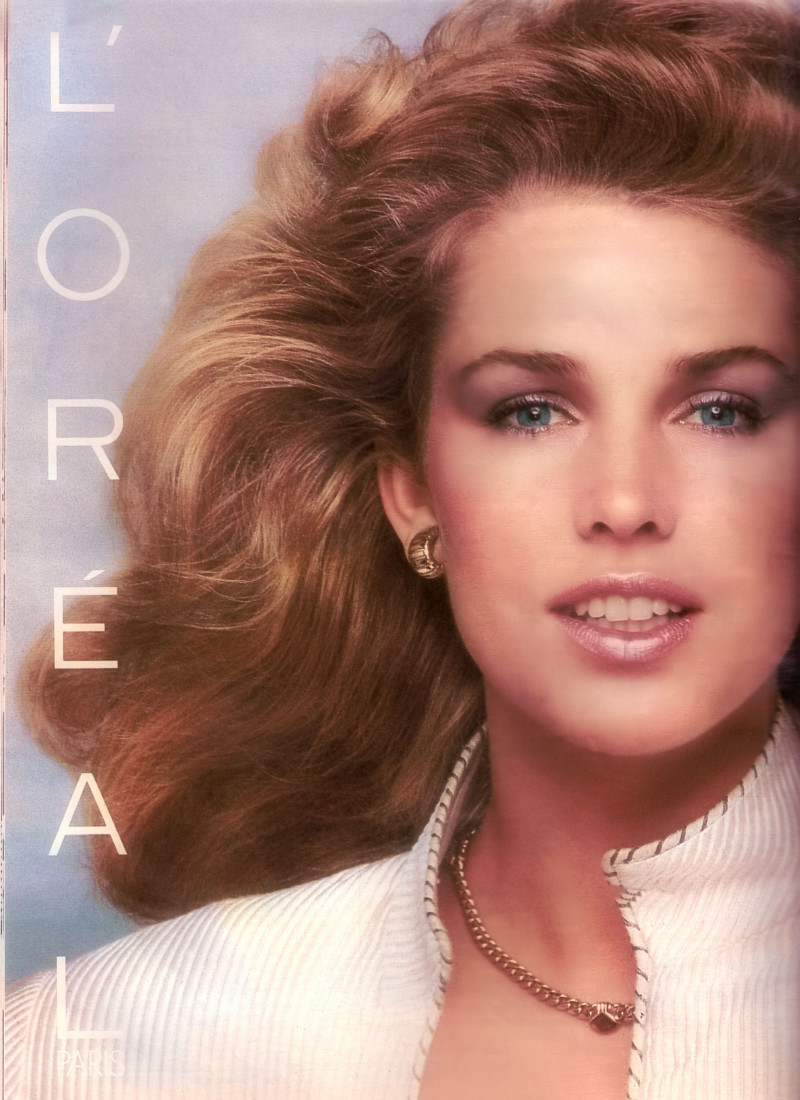 Anette Stai featured in  the L\'Oreal Paris advertisement for Spring/Summer 1987