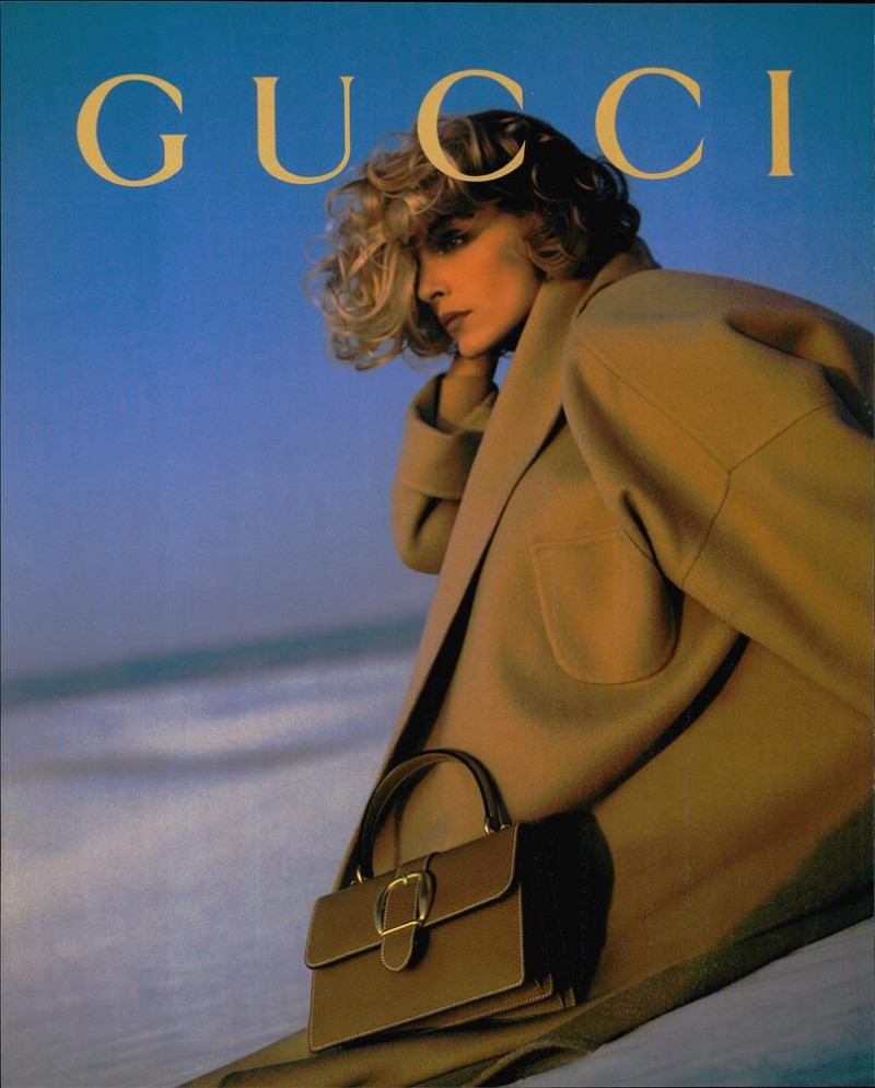 Simonetta Gianfelici featured in  the Gucci advertisement for Autumn/Winter 1992