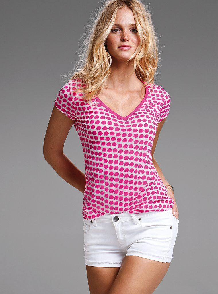 Erin Heatherton featured in  the Victoria\'s Secret Clothes catalogue for Spring/Summer 2012