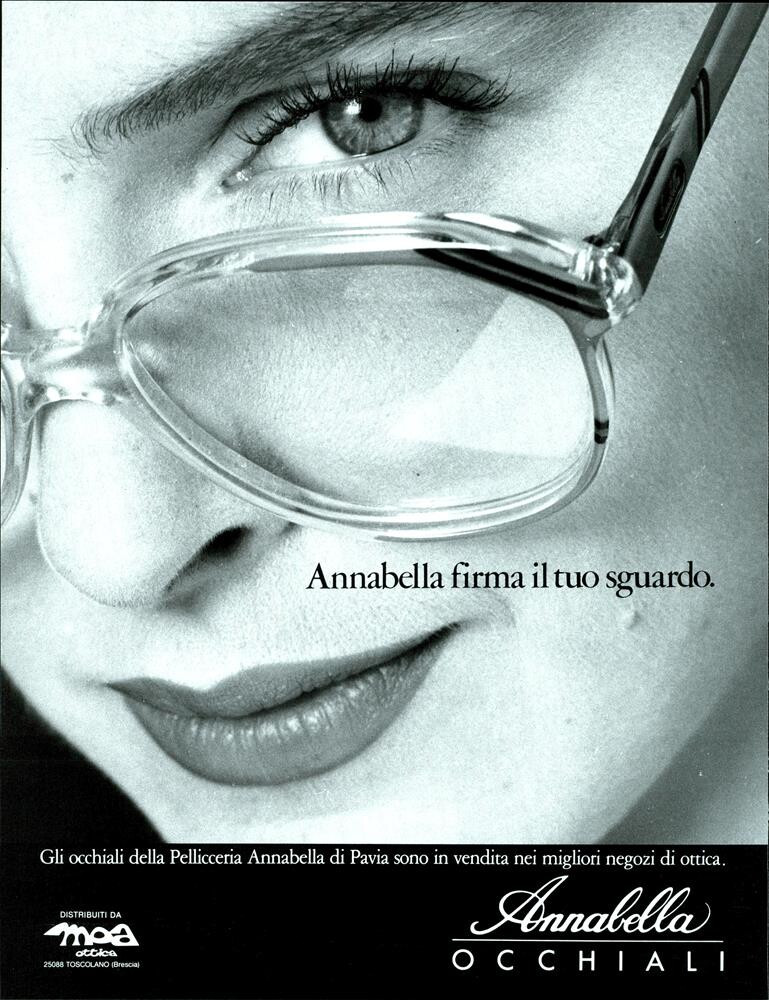 Simonetta Gianfelici featured in  the Annabella advertisement for Spring/Summer 1985