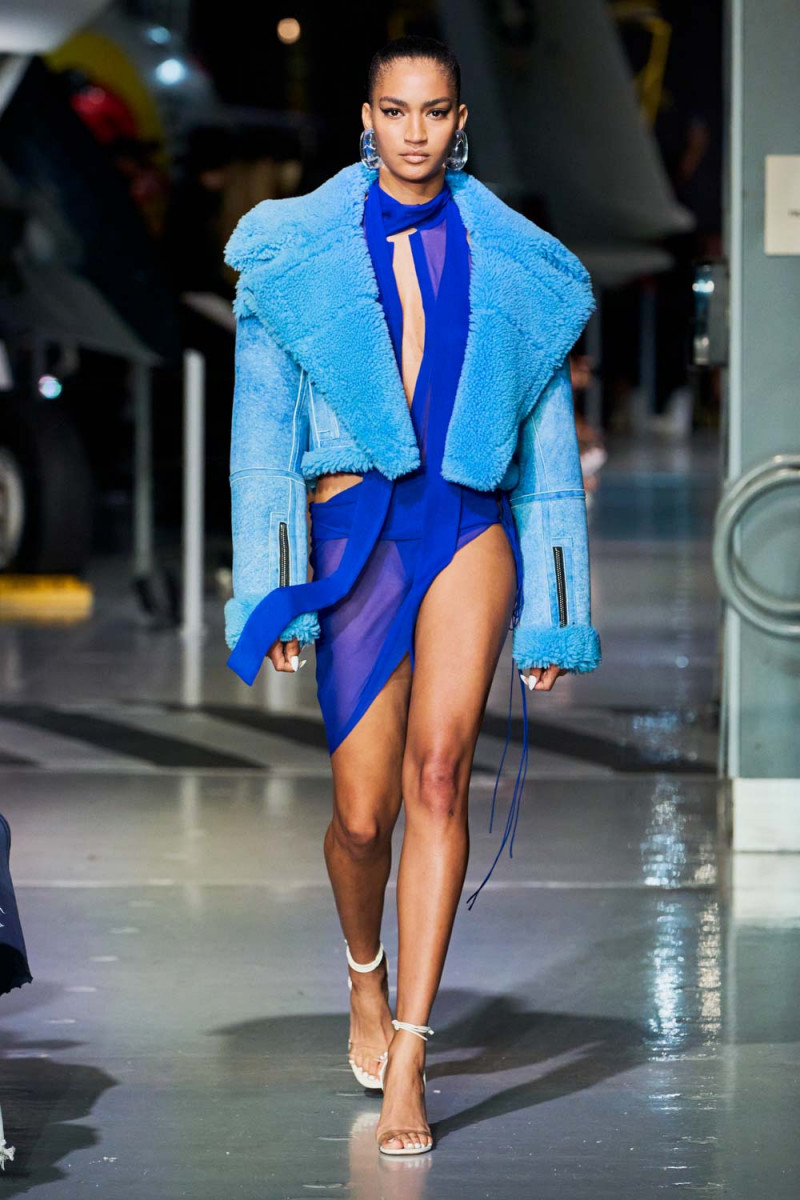 Anyelina Rosa featured in  the Laquan Smith fashion show for Spring/Summer 2023