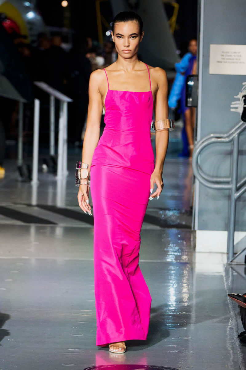 Paula Pavkov featured in  the Laquan Smith fashion show for Spring/Summer 2023