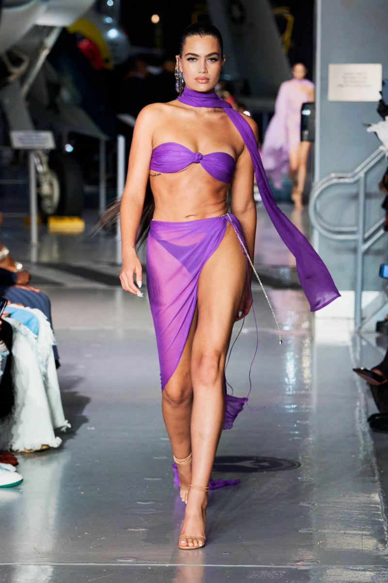 Alana Felisberto featured in  the Laquan Smith fashion show for Spring/Summer 2023