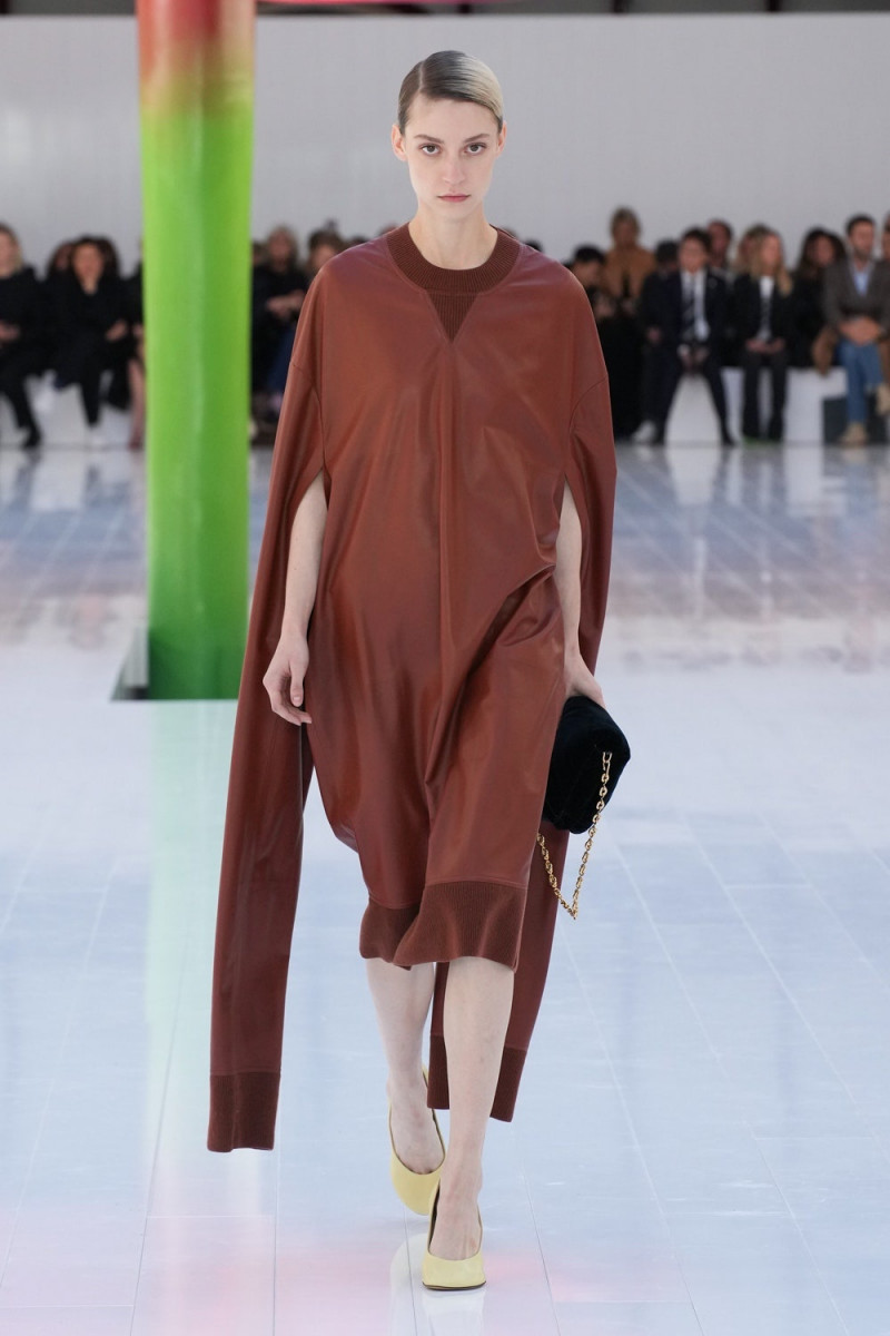 Alin Szewczyk featured in  the Loewe fashion show for Spring/Summer 2023