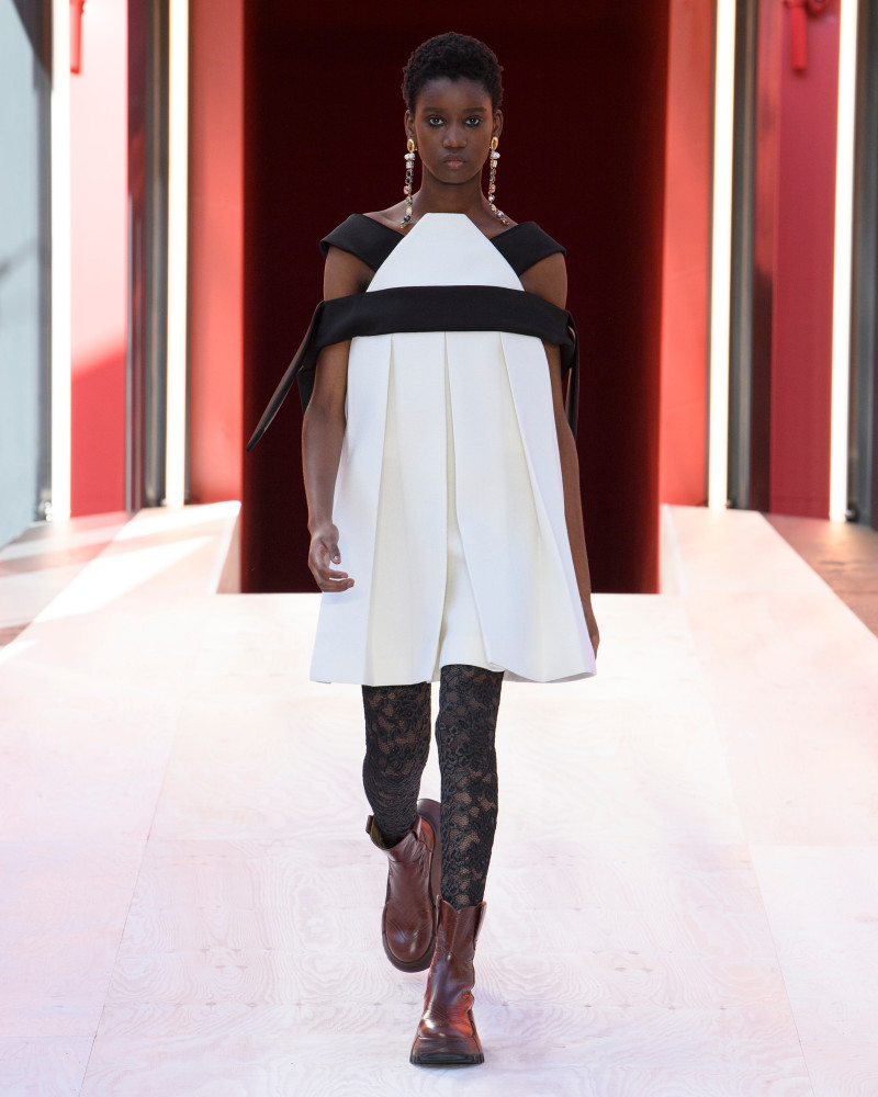 Felixia Ekila Loleka featured in  the Louis Vuitton fashion show for Spring/Summer 2023