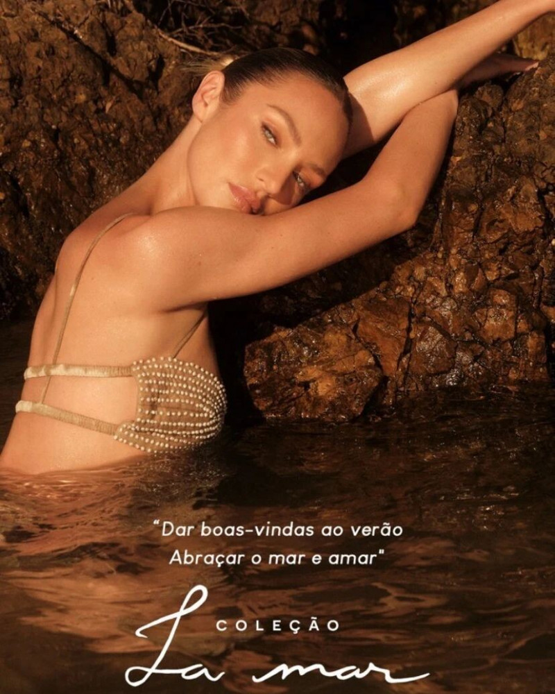 Candice Swanepoel featured in  the Lez a Lez advertisement for Autumn/Winter 2022