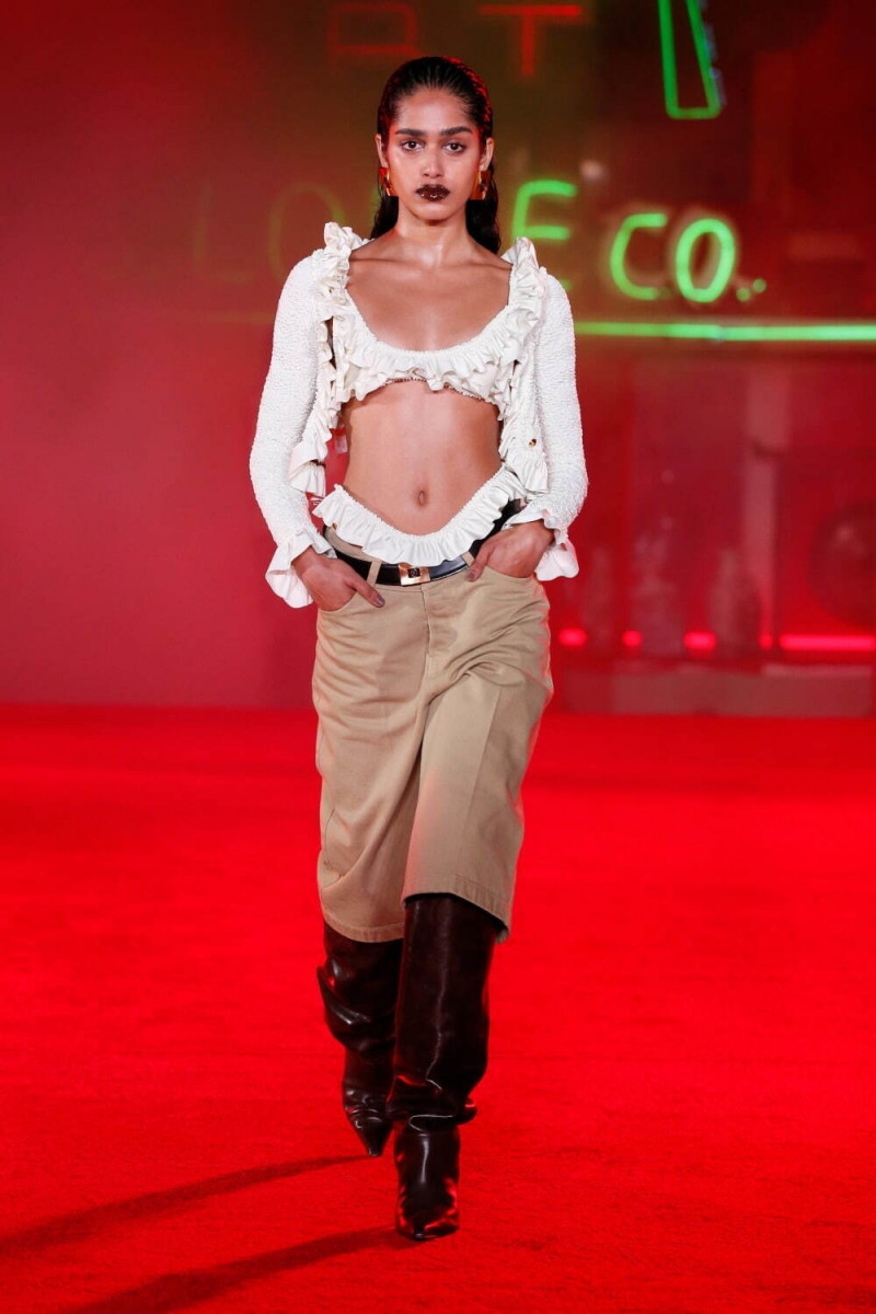 Mahi Kabra featured in  the Alexander Wang fashion show for Autumn/Winter 2022