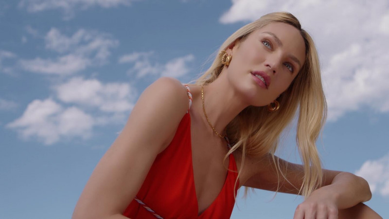 Candice Swanepoel featured in  the Lez a Lez advertisement for Spring/Summer 2022