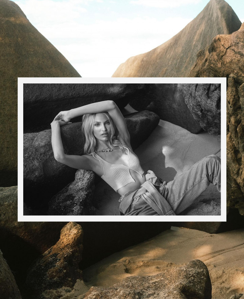 Candice Swanepoel featured in  the Lez a Lez advertisement for Spring/Summer 2022