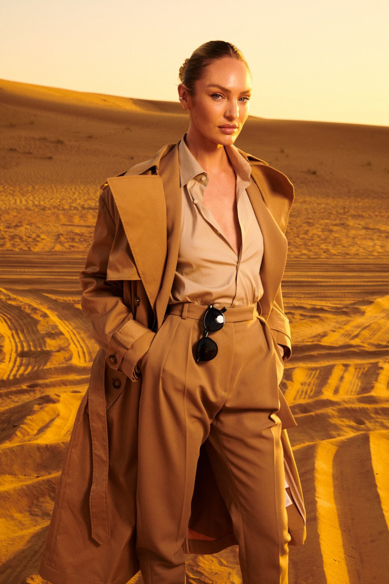 Candice Swanepoel featured in  the BOSS Orange advertisement for Spring/Summer 2022