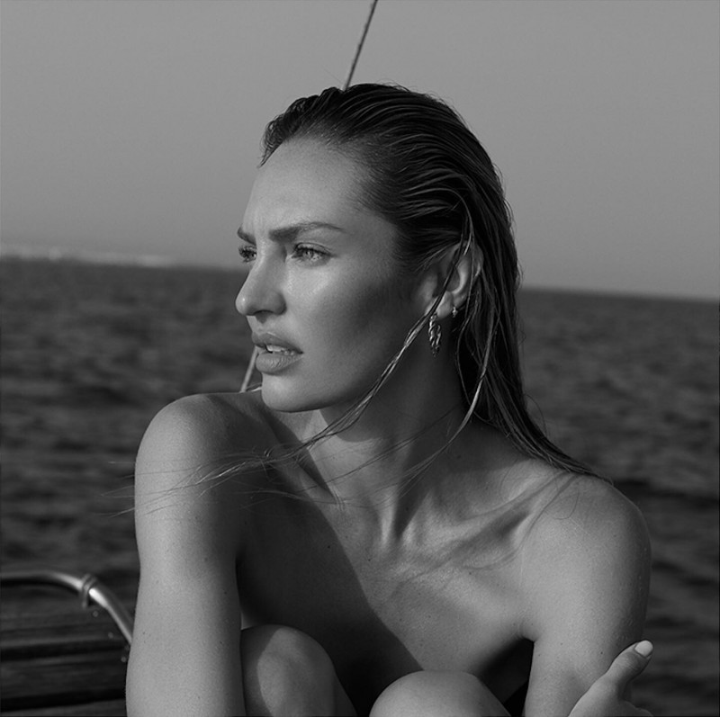 Candice Swanepoel featured in  the Tropic of C advertisement for Winter 2021