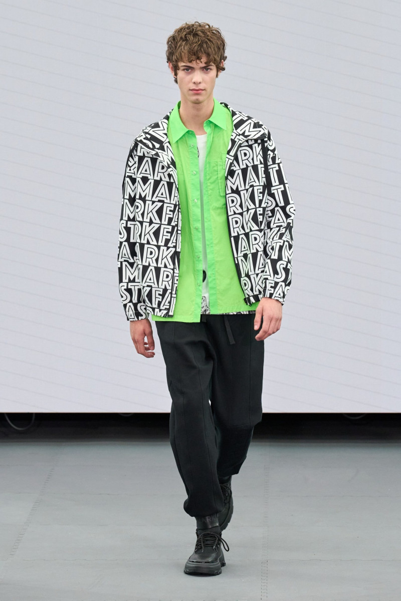 Jack Blanco featured in  the Mark Fast fashion show for Spring/Summer 2023