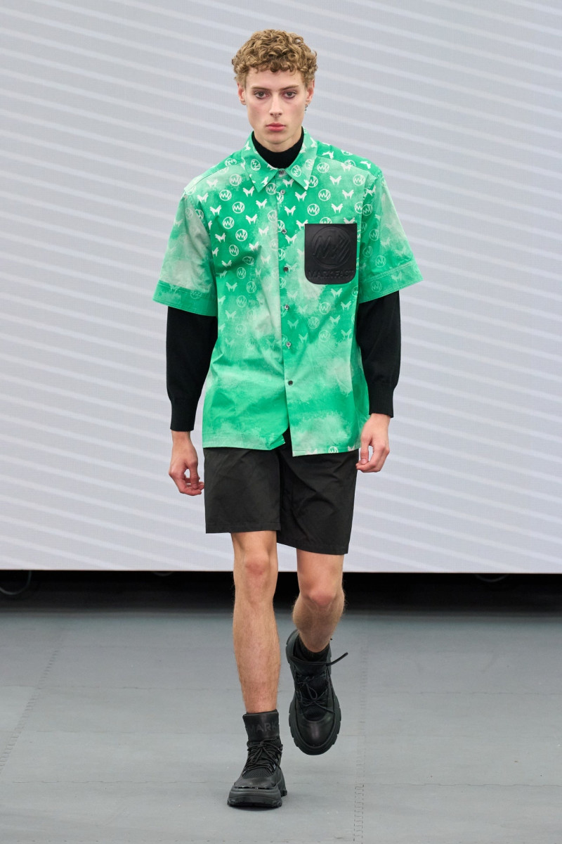 Callum Heslop featured in  the Mark Fast fashion show for Spring/Summer 2023