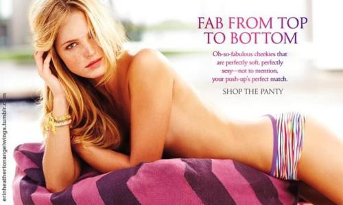 Erin Heatherton featured in  the Victoria\'s Secret Fabulous catalogue for Spring/Summer 2012