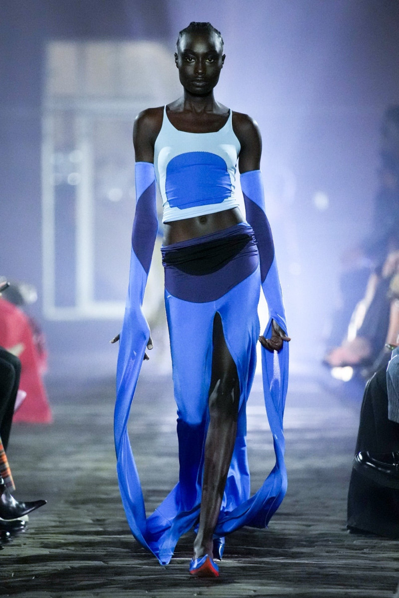 Nyagua Ruea featured in  the Marni fashion show for Spring/Summer 2023