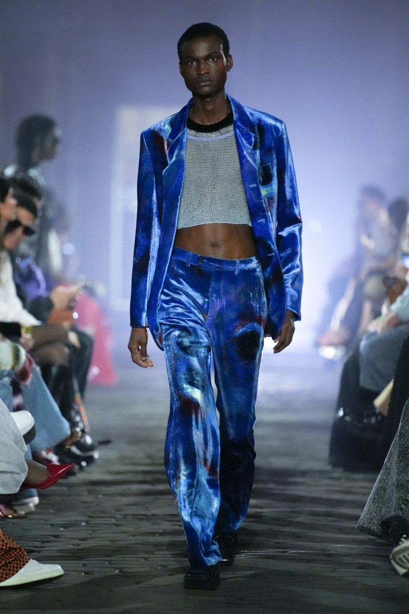 Lawrence Winston featured in  the Marni fashion show for Spring/Summer 2023