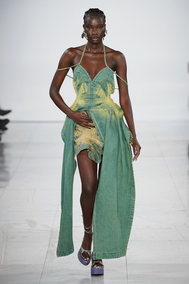 Adhel Bol featured in  the Masha Popova fashion show for Spring/Summer 2023