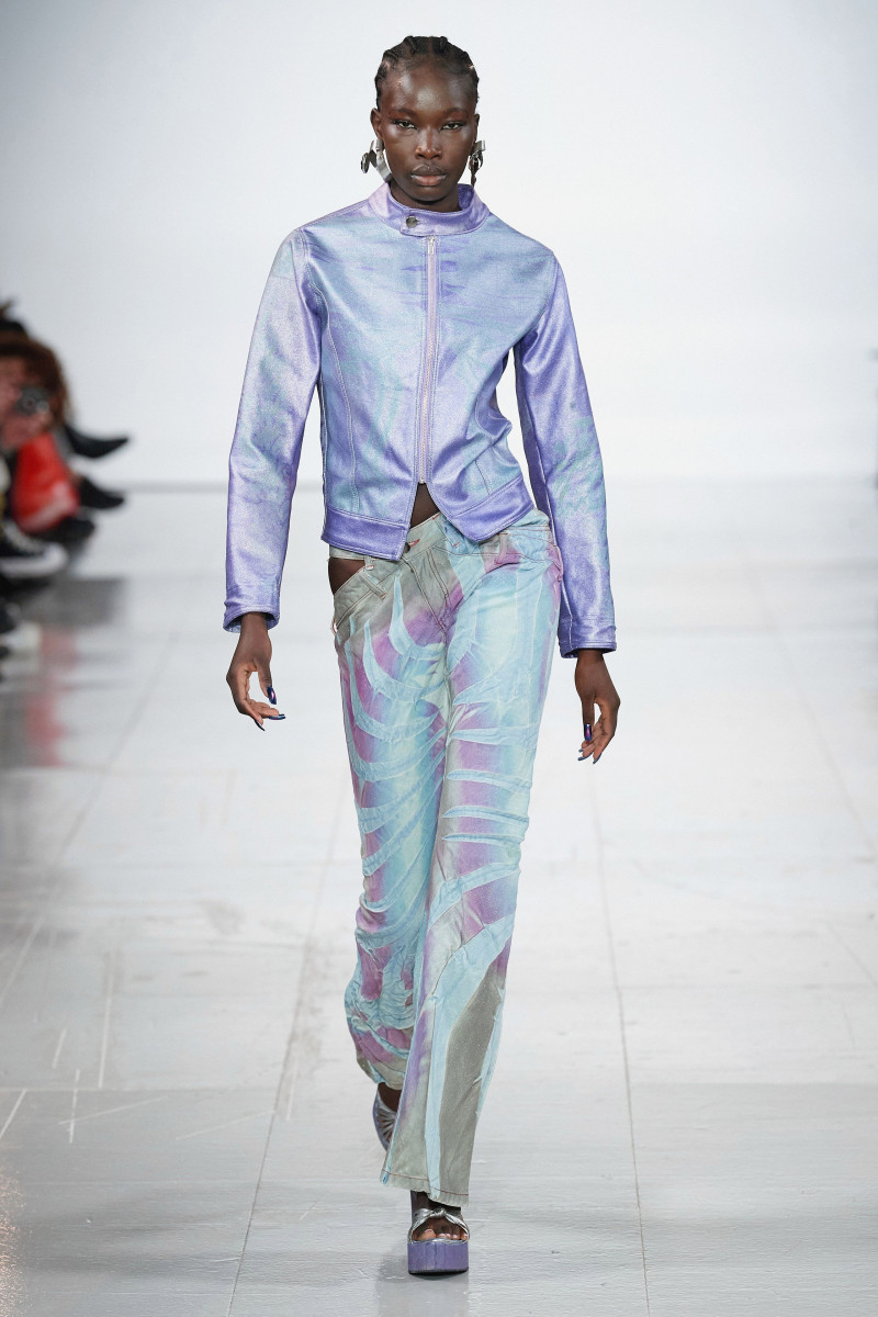 Adhel Bol featured in  the Masha Popova fashion show for Spring/Summer 2023