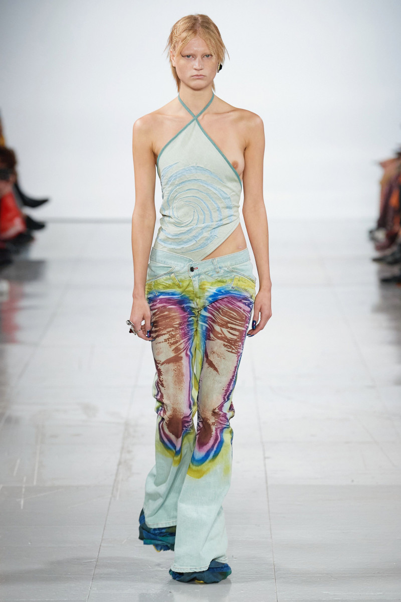 Michelle Laff featured in  the Masha Popova fashion show for Spring/Summer 2023