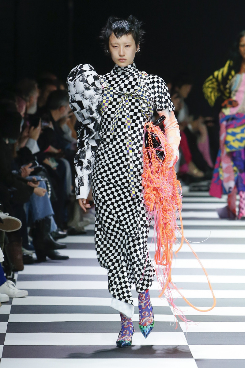 Yi Jiao Shan featured in  the Matty Bovan fashion show for Spring/Summer 2023