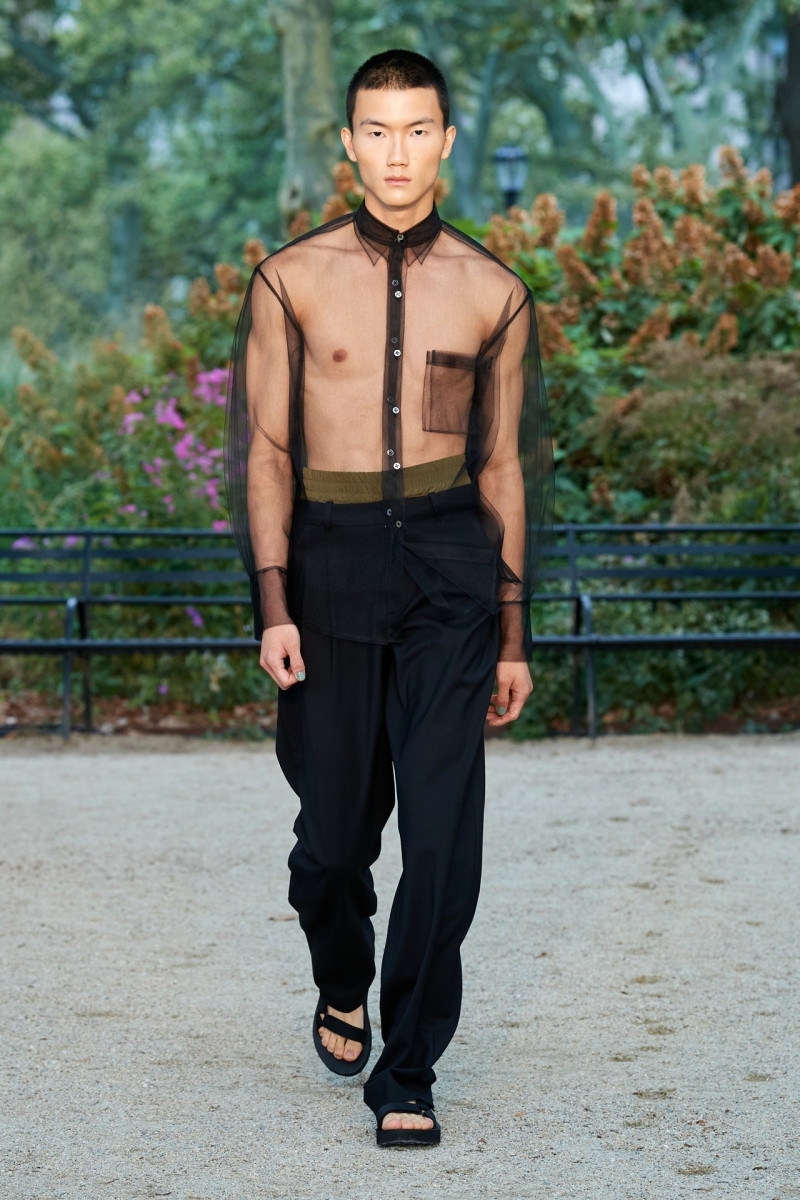 Ryan Park featured in  the Monse fashion show for Spring/Summer 2023