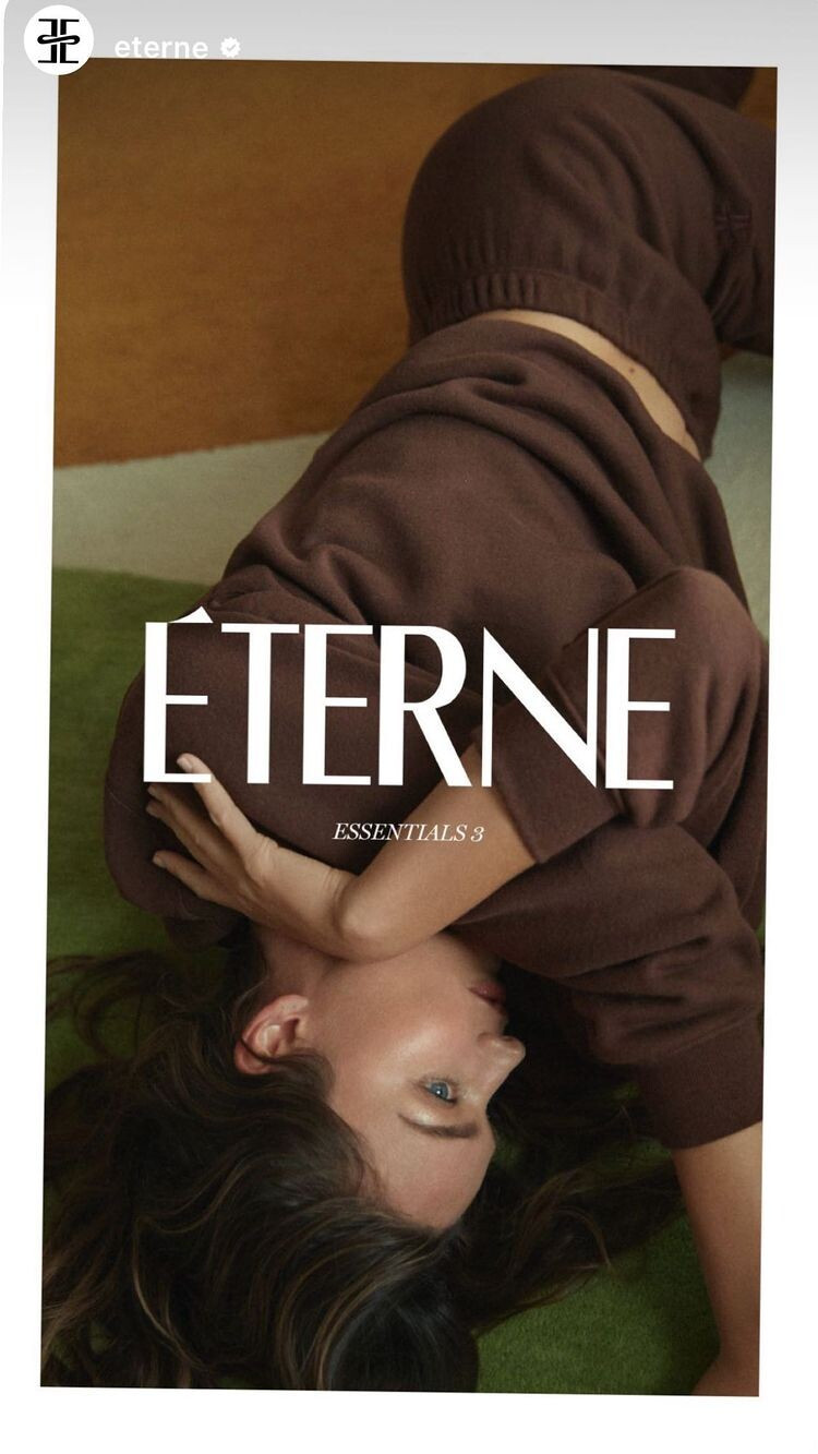 Miranda Kerr featured in  the Eterne advertisement for Autumn/Winter 2022