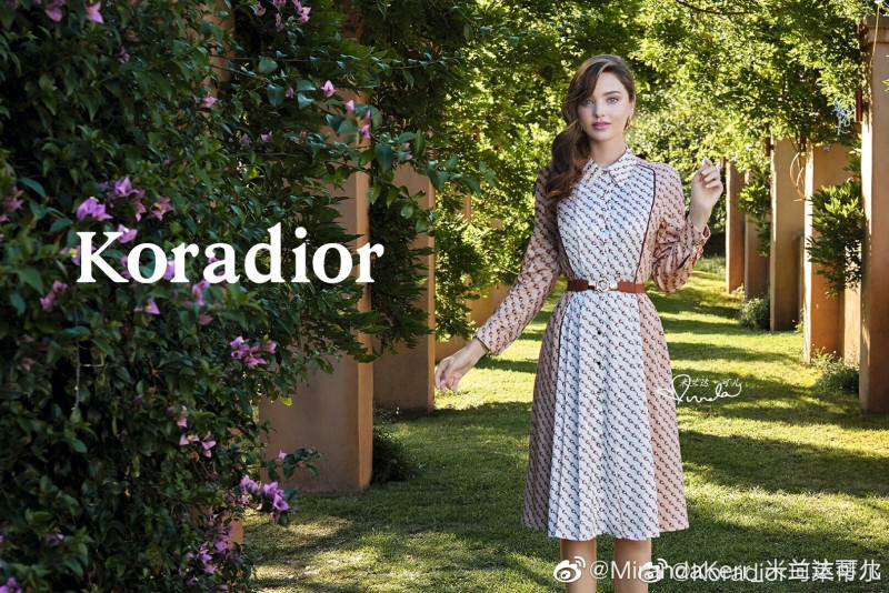 Miranda Kerr featured in  the Koradior advertisement for Spring/Summer 2021