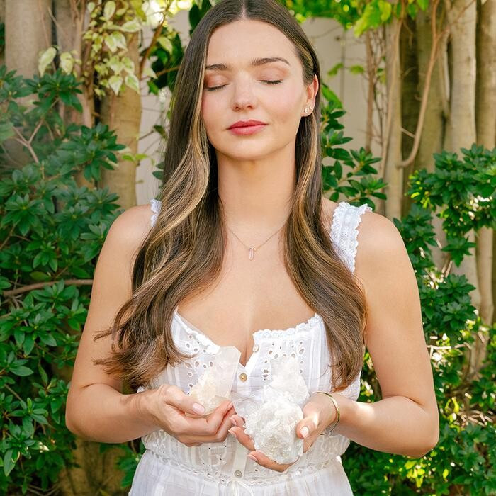 Miranda Kerr featured in  the Kora Organics advertisement for Spring/Summer 2021