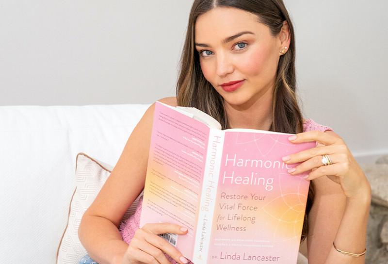 Miranda Kerr featured in  the Kora Organics advertisement for Spring/Summer 2021