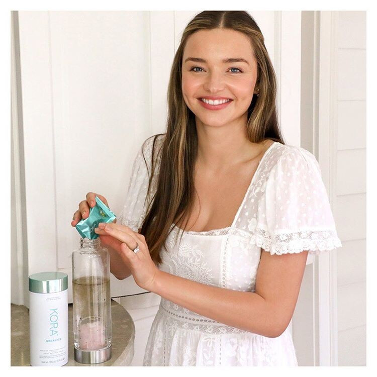 Miranda Kerr featured in  the Kora Organics advertisement for Spring/Summer 2020