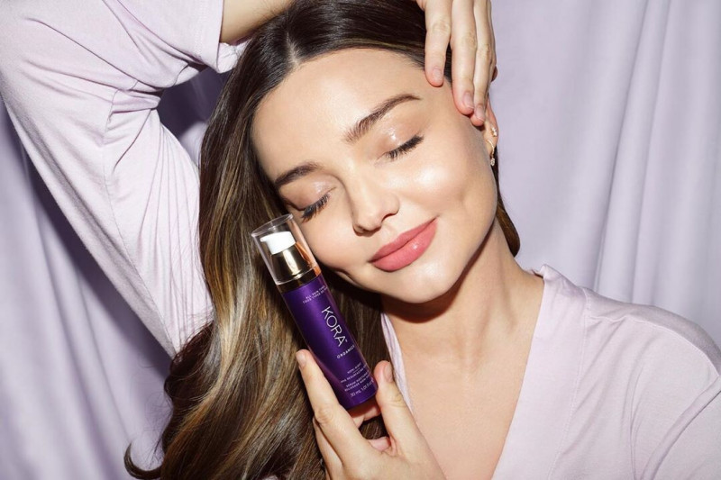 Miranda Kerr featured in  the Kora Organics advertisement for Spring/Summer 2020