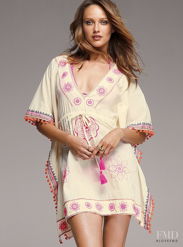Karmen Pedaru featured in  the Victoria\'s Secret Fashion Vol 2. catalogue for Spring/Summer 2012