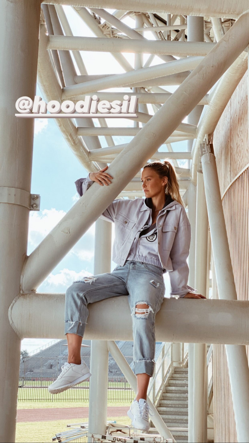 Bar Refaeli featured in  the Hoodies advertisement for Autumn/Winter 2020