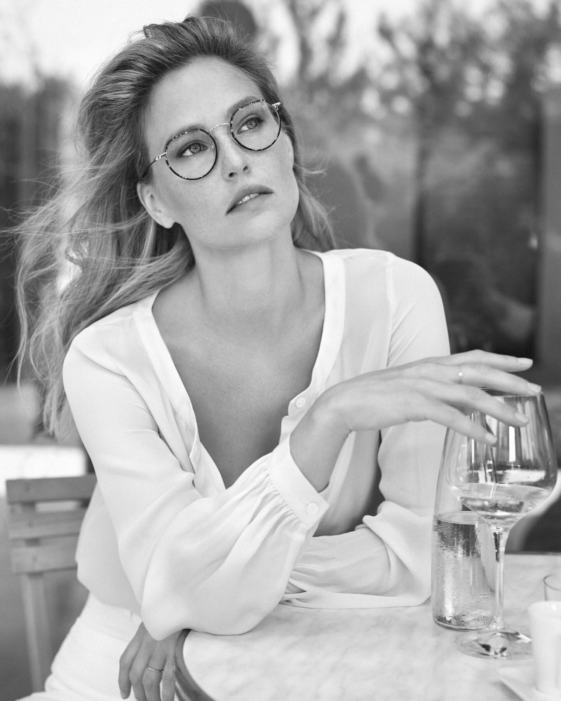 Bar Refaeli featured in  the Carolina Lemke Berlin advertisement for Autumn/Winter 2020