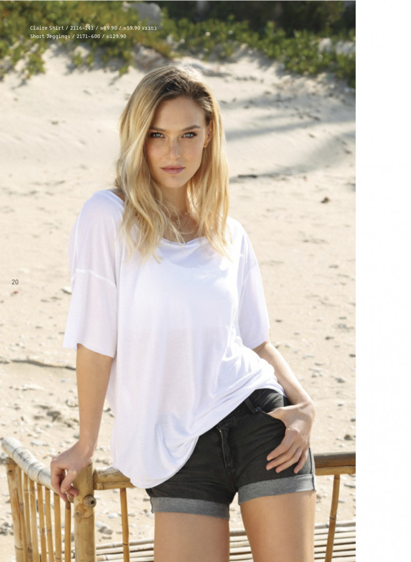 Bar Refaeli featured in  the Hoodies catalogue for Summer 2015