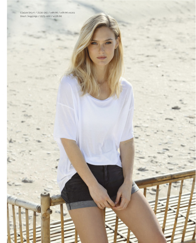 Bar Refaeli featured in  the Hoodies catalogue for Summer 2015