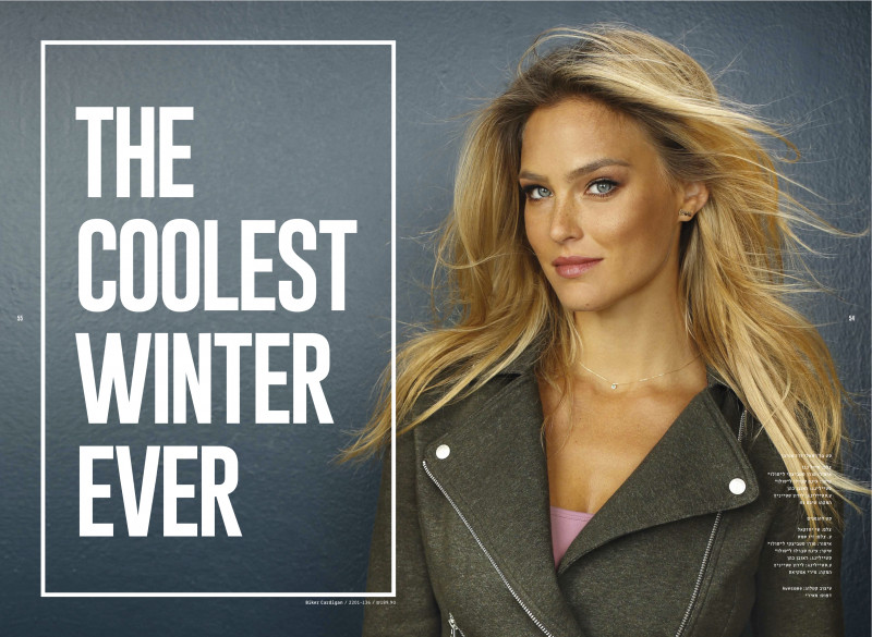 Bar Refaeli featured in  the Hoodies catalogue for Autumn/Winter 2014