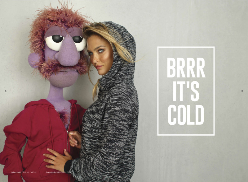 Bar Refaeli featured in  the Hoodies catalogue for Autumn/Winter 2014