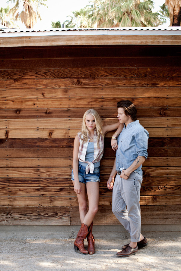 Brooke Perry featured in  the Silver Jeans advertisement for Spring/Summer 2012