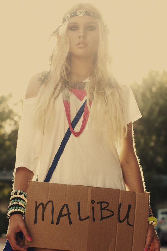 Brooke Perry featured in  the CC SKYE advertisement for Summer 2012