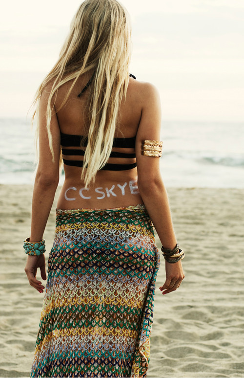 Brooke Perry featured in  the CC SKYE advertisement for Summer 2012